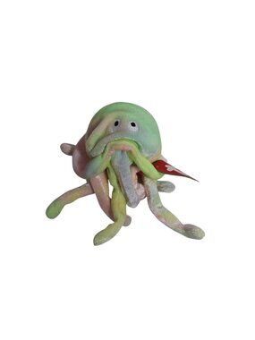 Vintage Teenie Beanie Babies Goochy the Jellyfish Collectible Plush Animal
